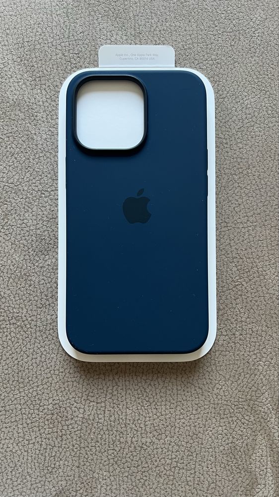 iPhone 13 Pro Capa Silicone Azul