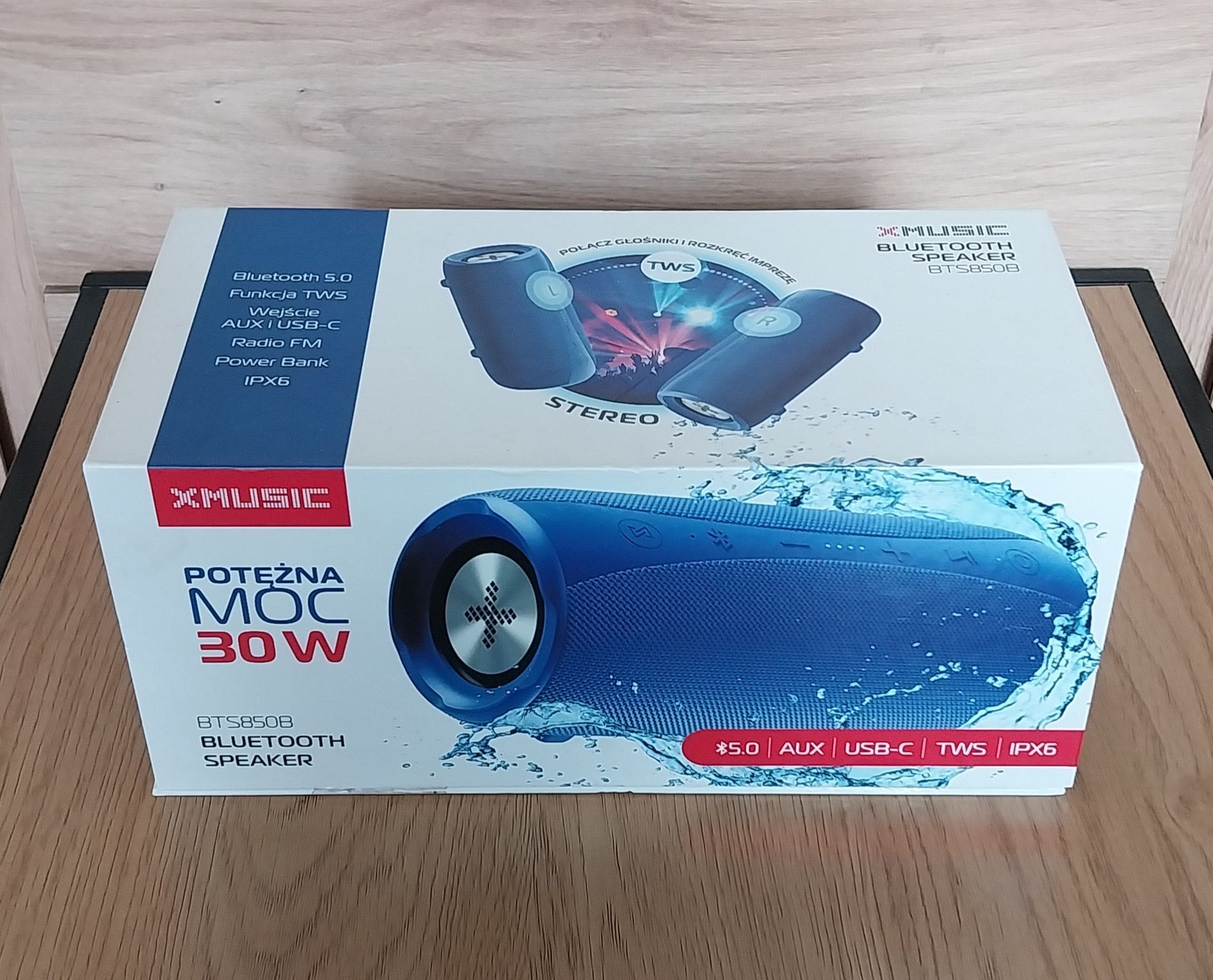 Głośnik, tuba bluetooth 5.0 30W