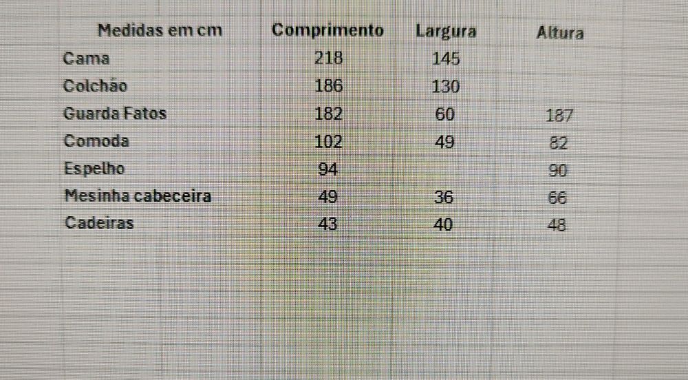 Quarto casal madeira