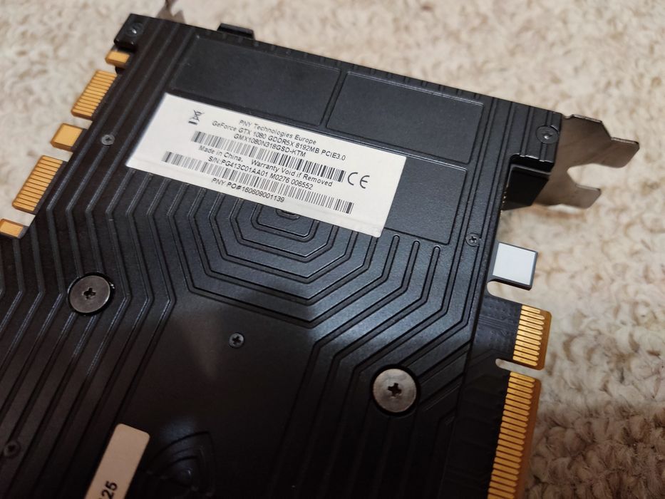 Видеокарта Nvidia GeForce GTX 1080 Founders Edition 8GB GDDR5X, 256Bit