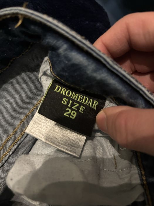 Slodnie meskie jeansowe Dromedar