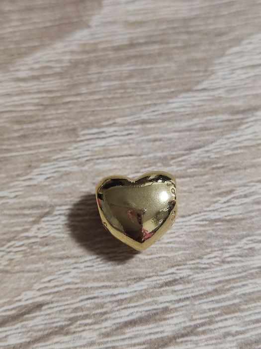 Charm's be love złote serce S925 nowa zawieszka