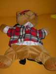 Mochila e Peluche ursinho