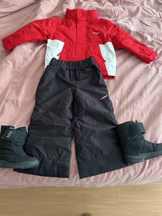 Conjunto se ski/neve 4 anos