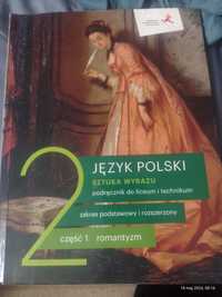 Podręcznik Język Polski, sztuka wyrazu 2 cz. 1 romantyzm