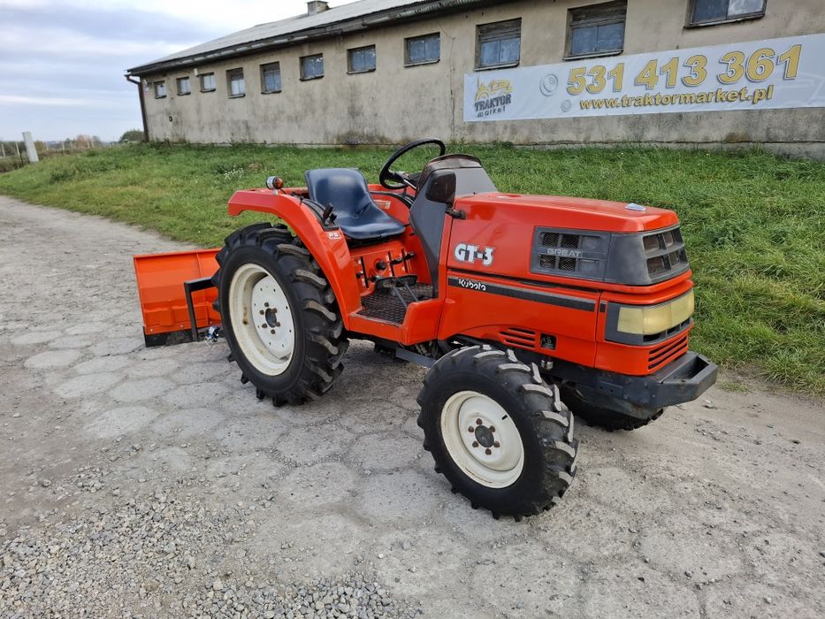 Traktorek traktor Ciągnik  japoński 4x4 Kubota GT 3  21km wspomaganie