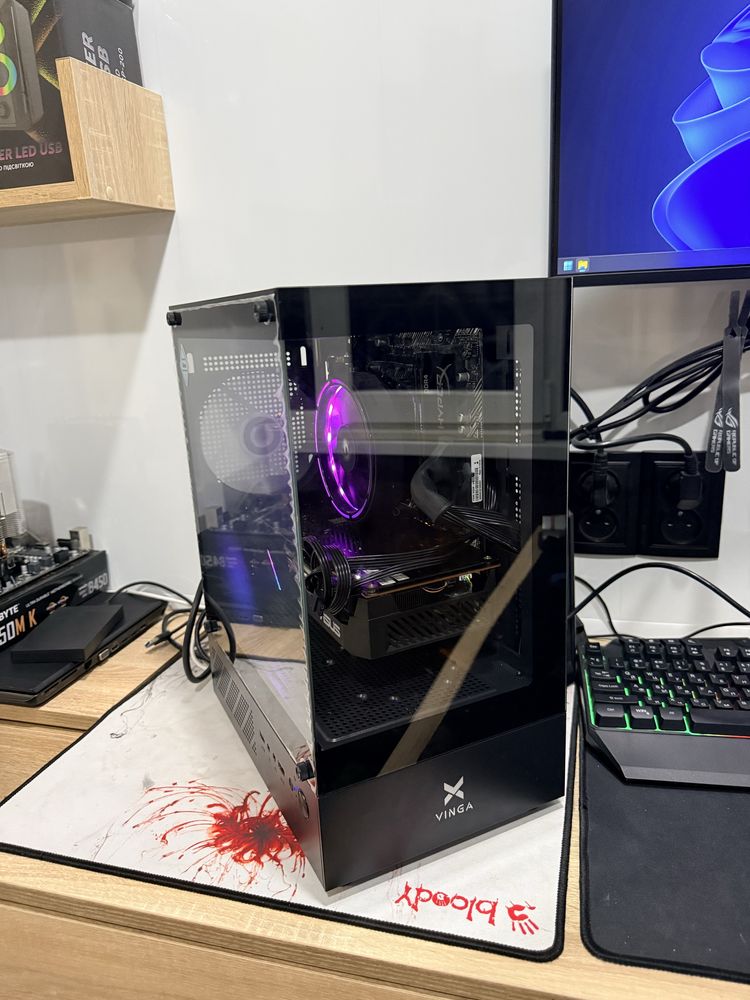 Ігровий пк Системний блок Ryzen 5+16 ddr+Asus AMD  RX 5700 xt