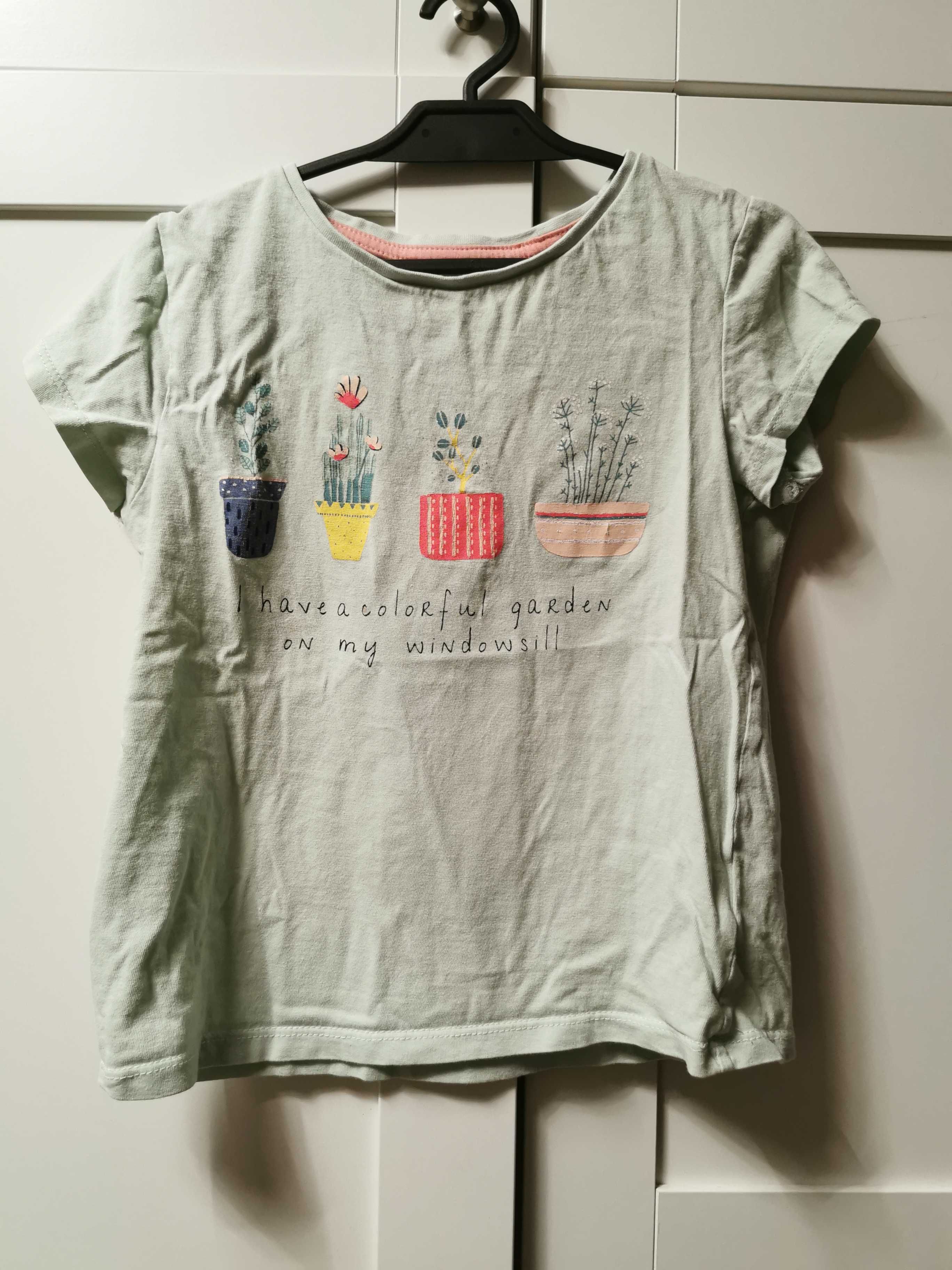 Bluzka, T-shirt dziewczęcy r. 128