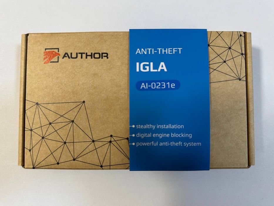 Author IGLA AI-0231e CAN-LIN Цифровий протиугонний пристрій!