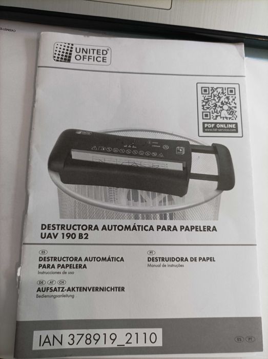 Guilhotina Universal Maped G3208 + Destruidora de papel United Office