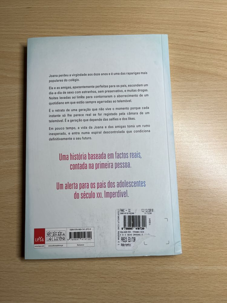 Sexo, Drogas e Selfies - Livro de Francisco Salgueiro