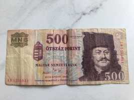 Banknot 500 forint forintów kolekcjonerski wycofany