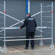 Rusztowanie Aluminiowe Jezdne Euroscaffold 0,90mx2m wys. 8,4m Altrex