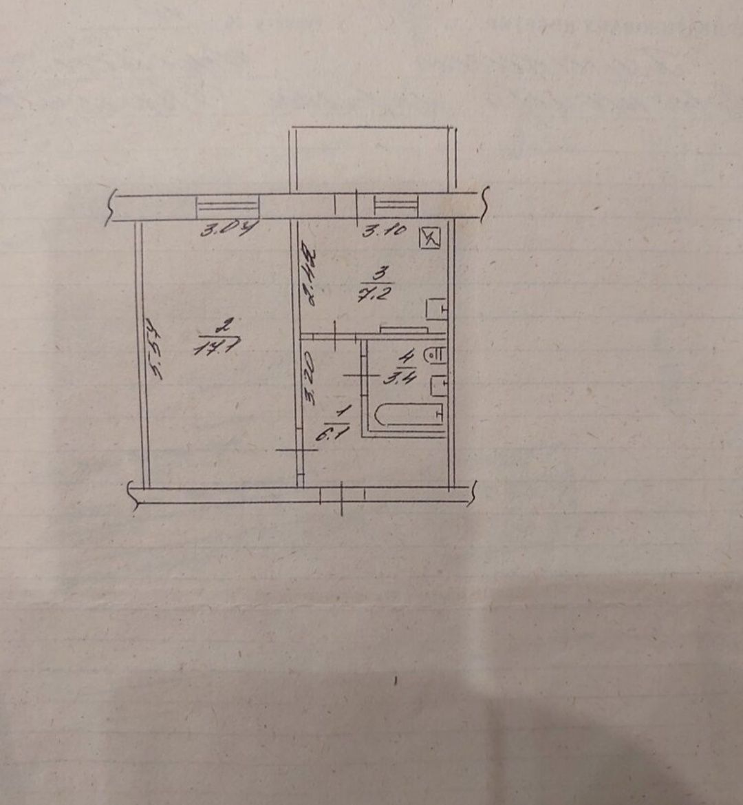 Продаж 1-к квартири р-н Водоканала