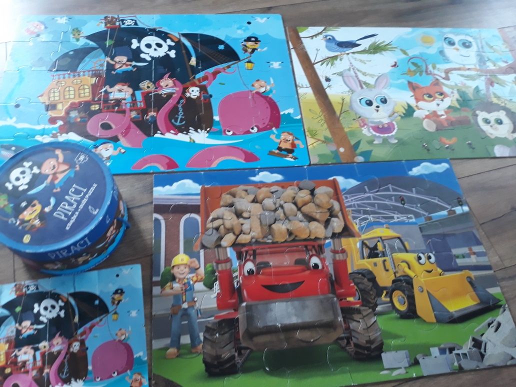 Zestaw puzzli maxi 3 pudełka