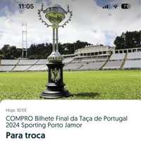 Bilhete Final da Taça de Portugal 2024 Sporting Porto Jamor