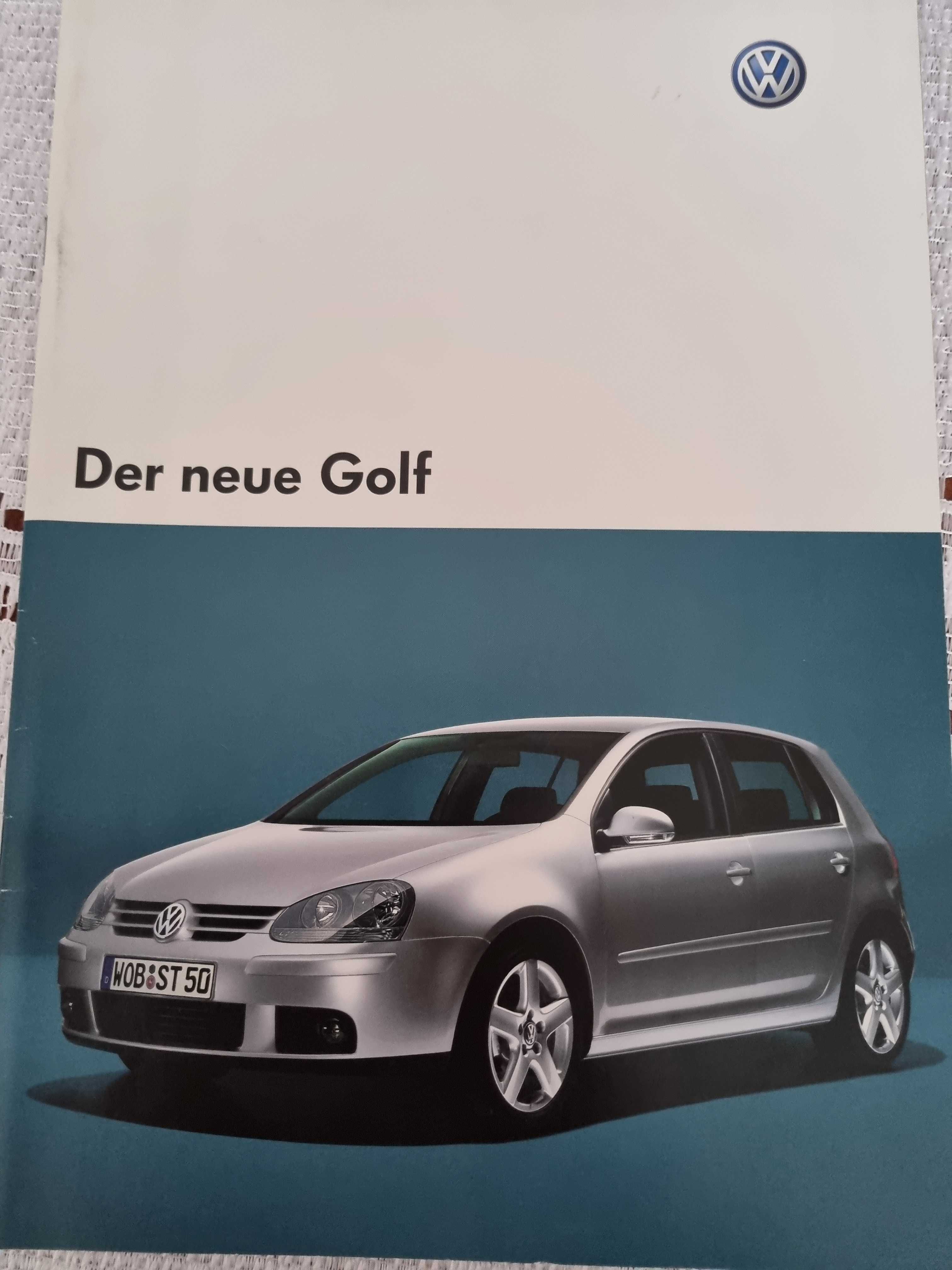 Prospekt VW Golf V  z 2003/2004r