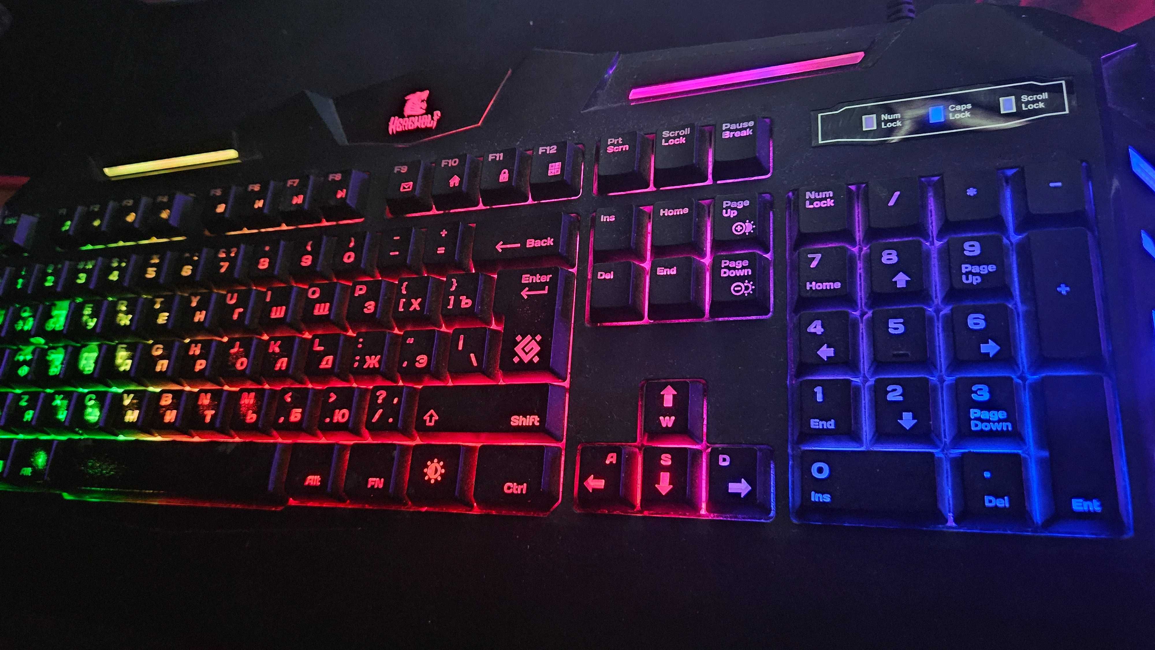 Клавиатура проводная Defender Werewolf GK-120DL USB