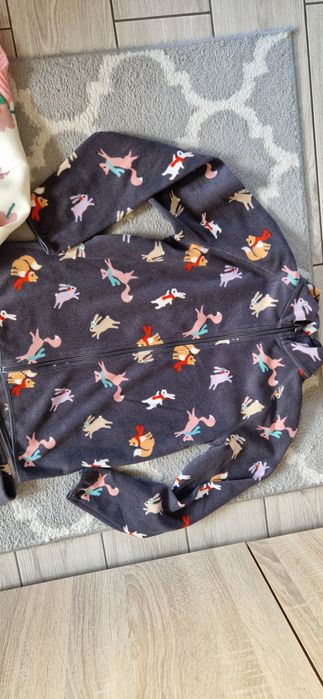 H&M śliczny dres polarowy jak nowy 134 i śliczny nowy sweterek