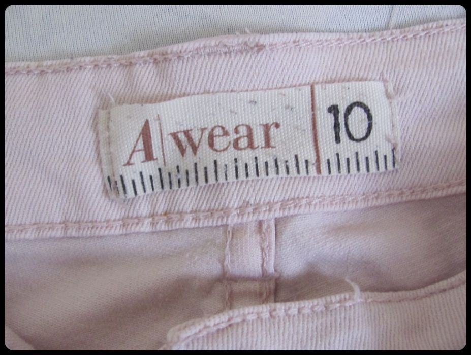 Spodnie damskie 38 M jeansy do łydki nogawka 3/4 stan bdb