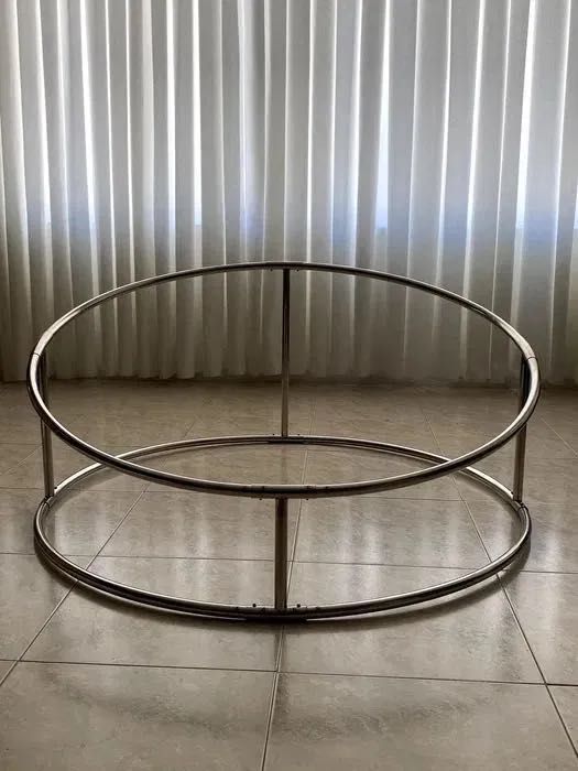 Pack Estrutura circular + puff para fotografia Newborn