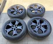 Felgi czarne Ford 5x108 235/50/18” Opony lato Kuga Mondeo Cmax Smax