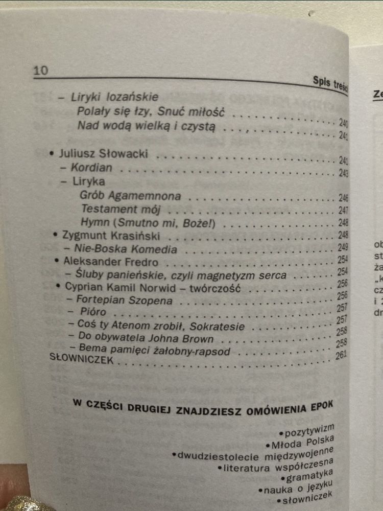 Język polski cz.1 i 2 - mini ściąga