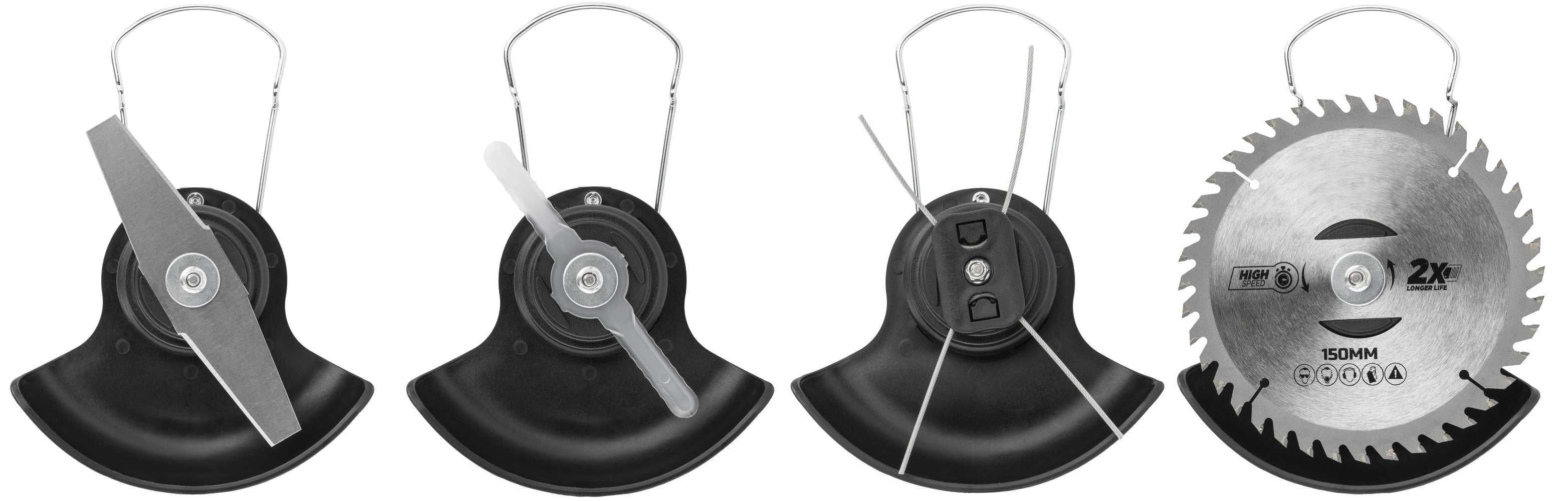 POWERMAT Podkaszarka Akumulatorowa Kosa Wykaszarka Kołach 2x21V PM1328