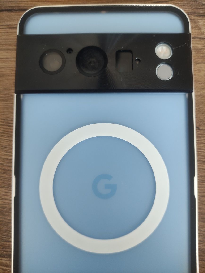 Etui z ochroną aparatu do Google Pixel 8 Pro, do MagSafe, przezroczyst