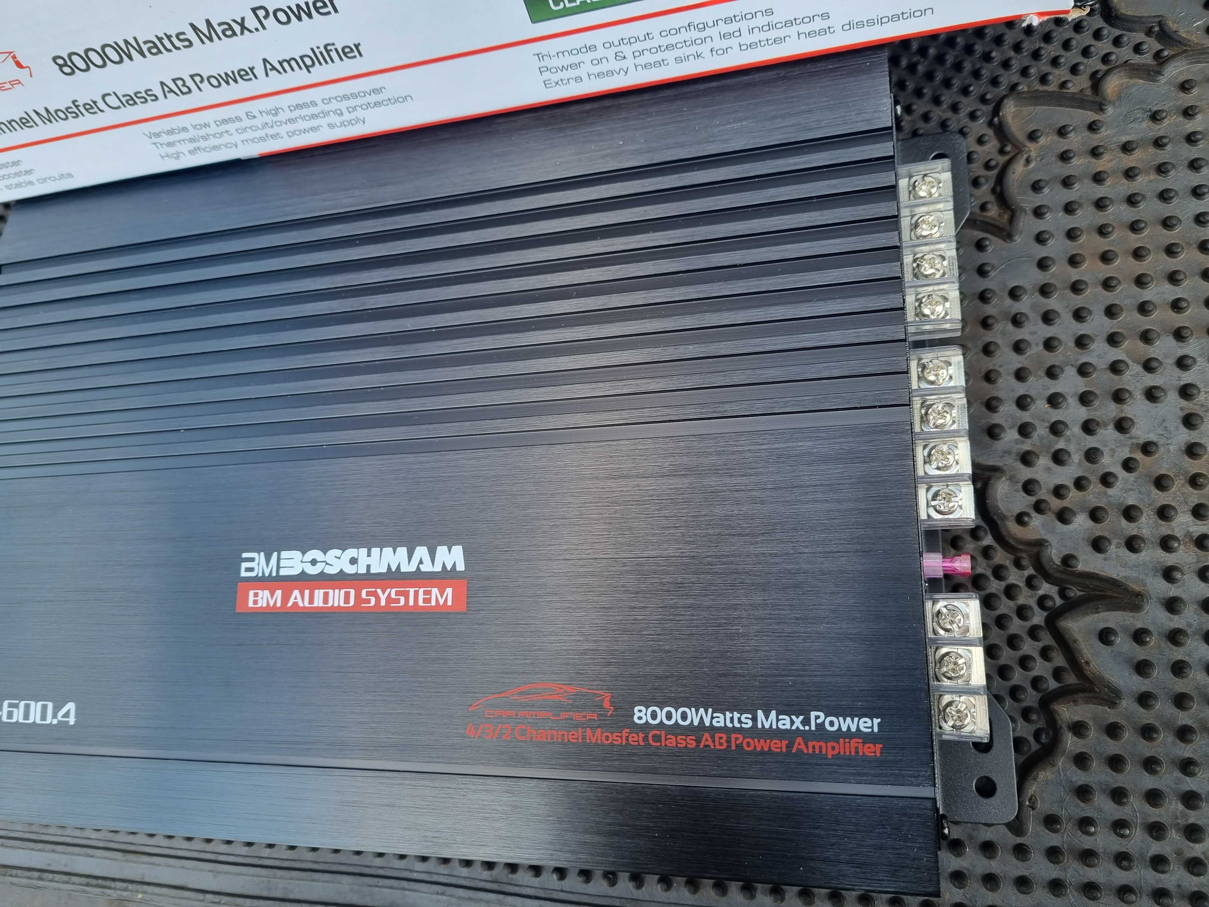 Підсилювач звуку автомобільний boschmann bm 600