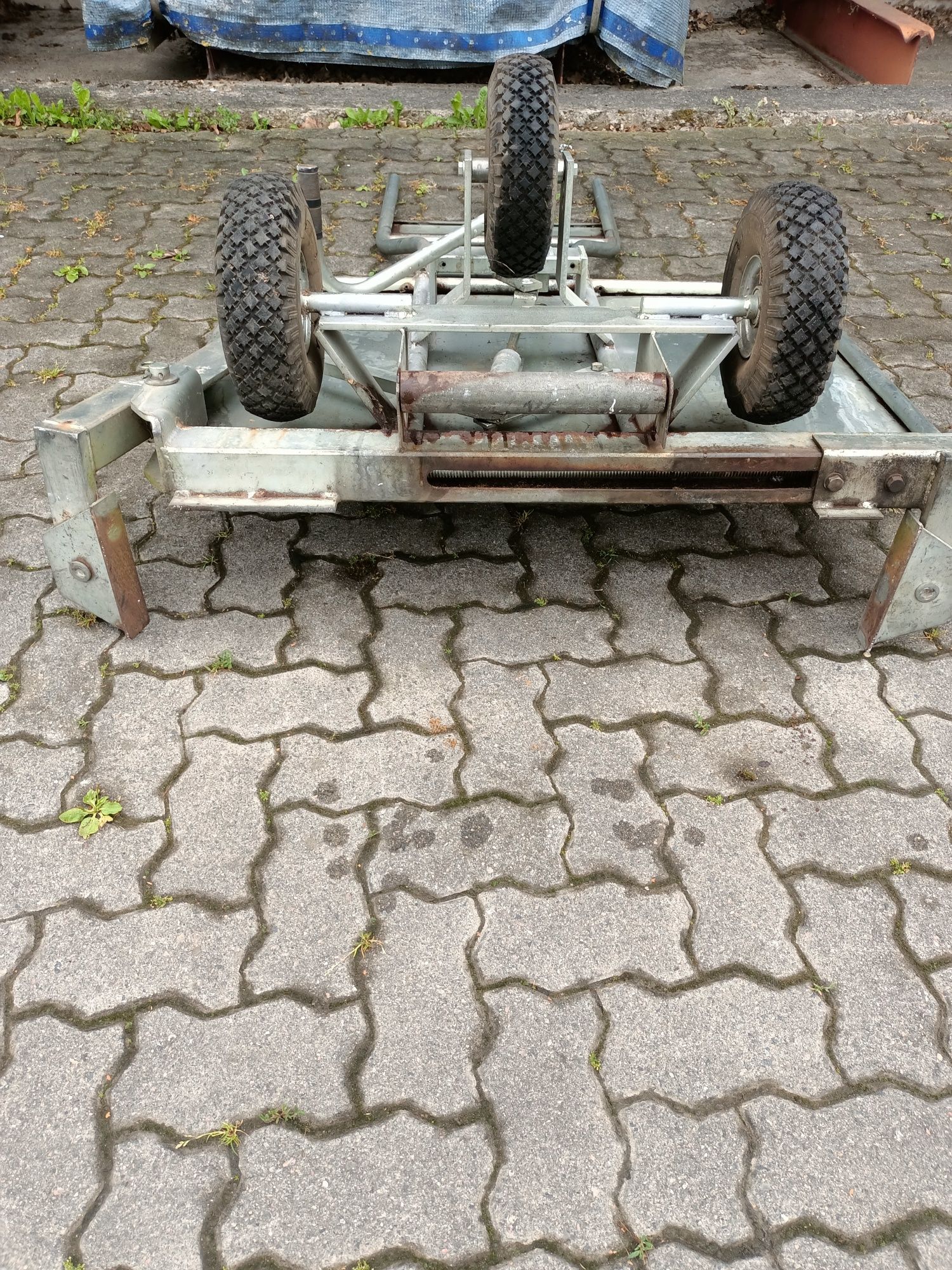 Wózek brukarski do kostki brukowej