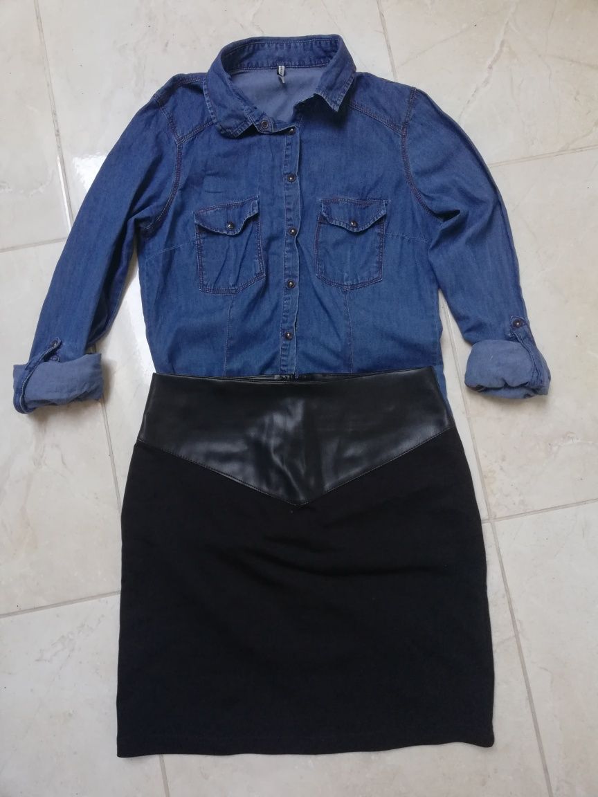 Koszula jeansowa Stradivarius r. XS