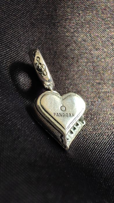 Pandora charm charms fortepian srebro srebrny nowy