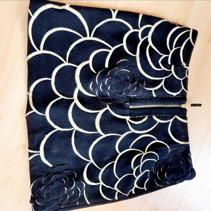 Etincelle couture Франция костюм M/L 46/48р пиджак рукав юбка шерсть.