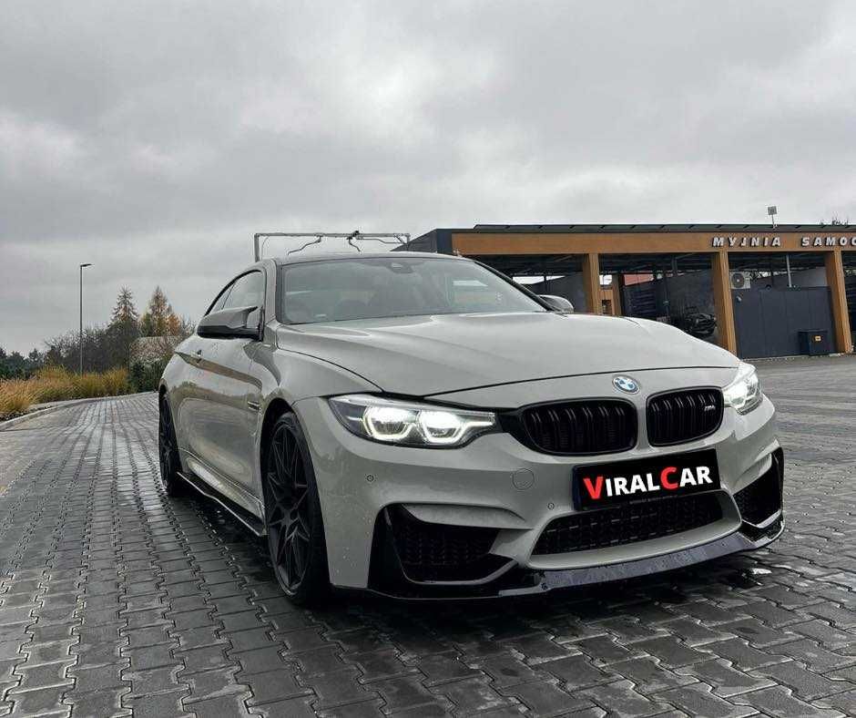 Dokładka splitter BMW M3 F80 F83 M4 F82 CS CZARNY POŁYSK / CARBON