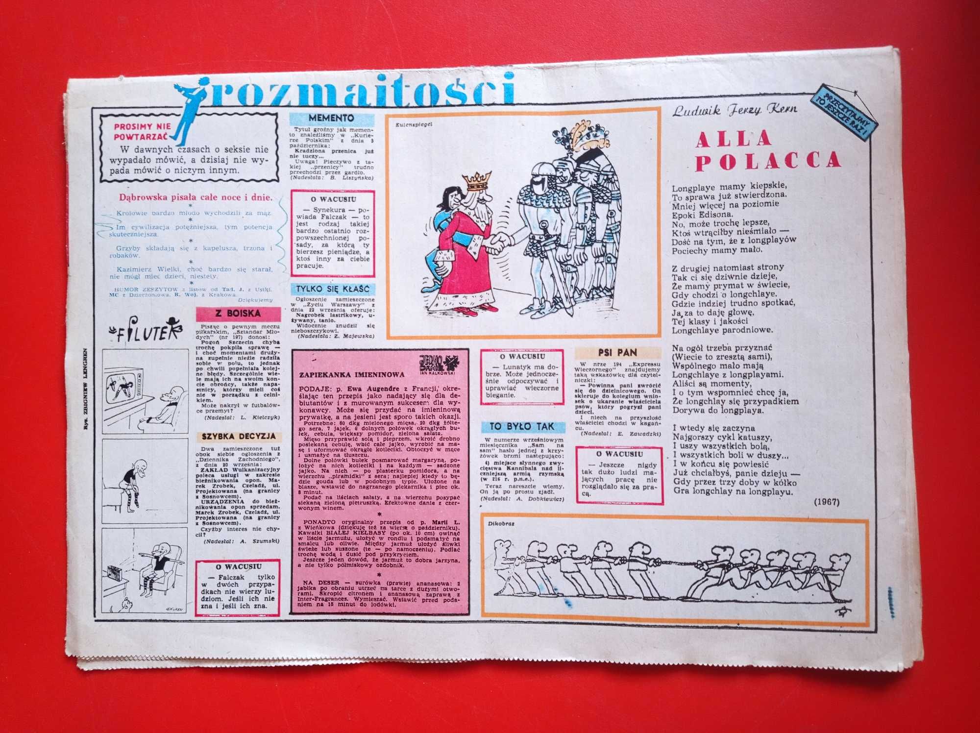 Przekrój, tygodnik, nr 2056, 4 listopada 1984