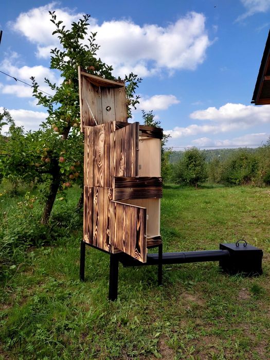 Wędzarnia + Kompletny osprzęt - 2 KOMORY, PALENISKO,  WYPOSAŻENIE xxl