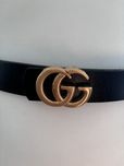 Gg gucci skorzany pasek skora klasyczny male logo