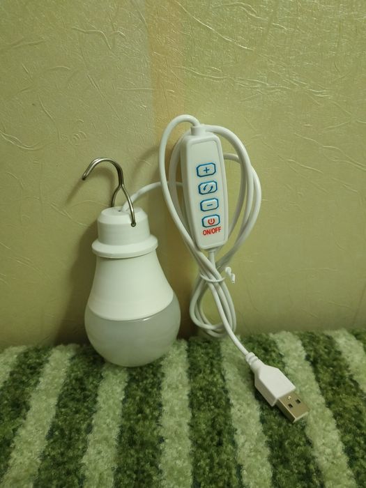 Лампочка LED 5 w з usb зарядкою