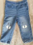 Jeansowe leginsy roz 74