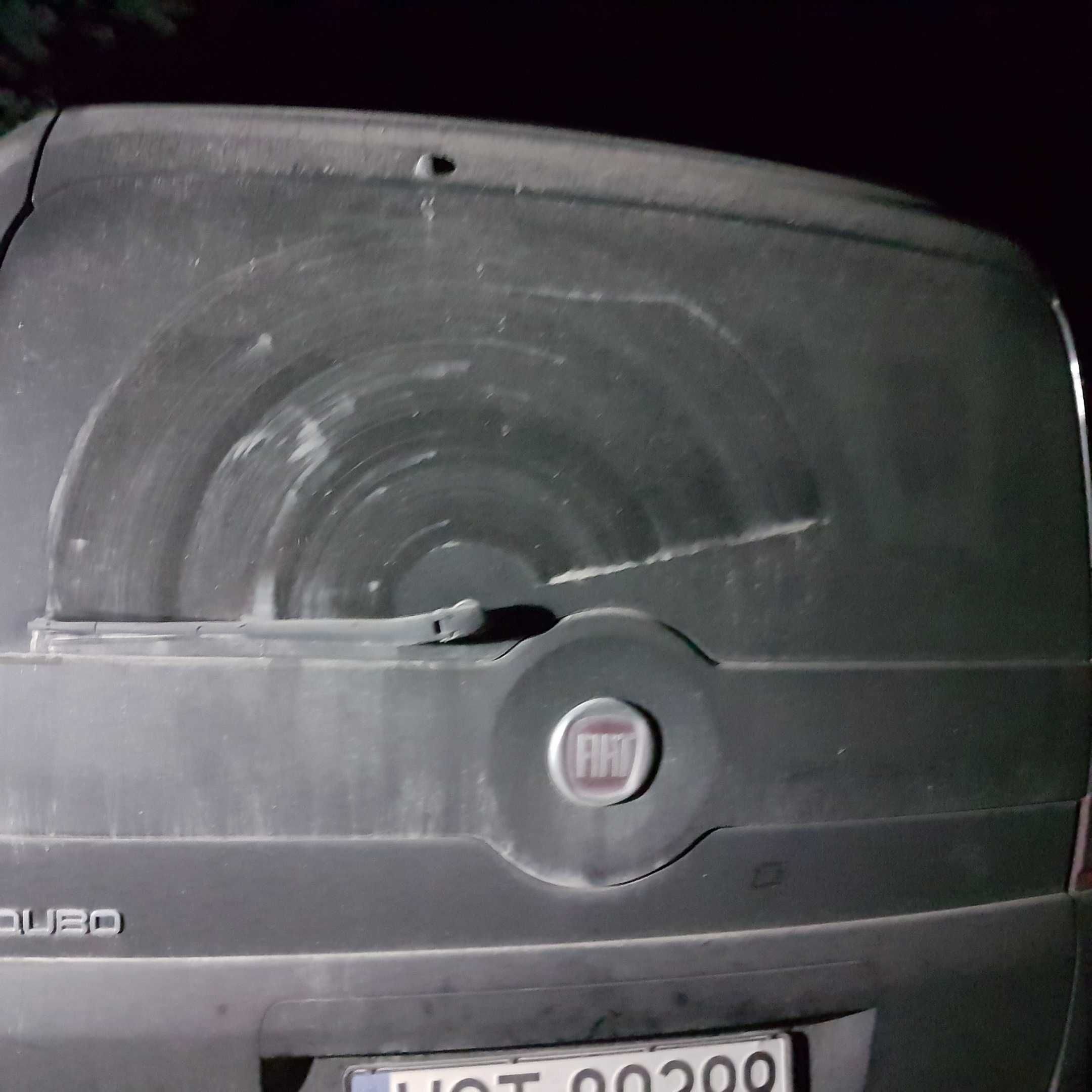 tylna klapa bagażnika szyba tył fiat Qubo nemo bipper fiorino nero 632