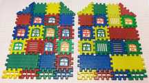 Klocki plastikowe kolorowe FUNNY BLOCKS [K8]