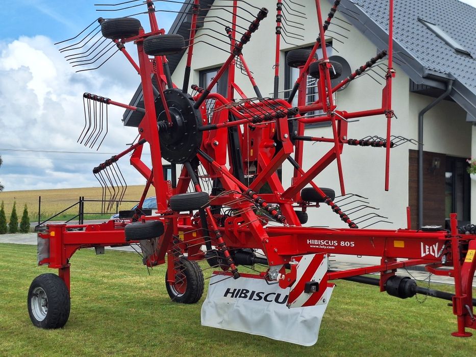 Zgrabiarka Lely Hibiscus 805 oryginał bdb stan kuhn pottinger claas