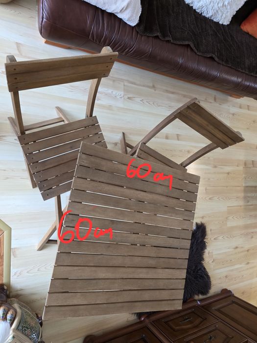 Stolik rozkładany drewnuany,kawowy, balkon , turystyczny, ogrodowy,