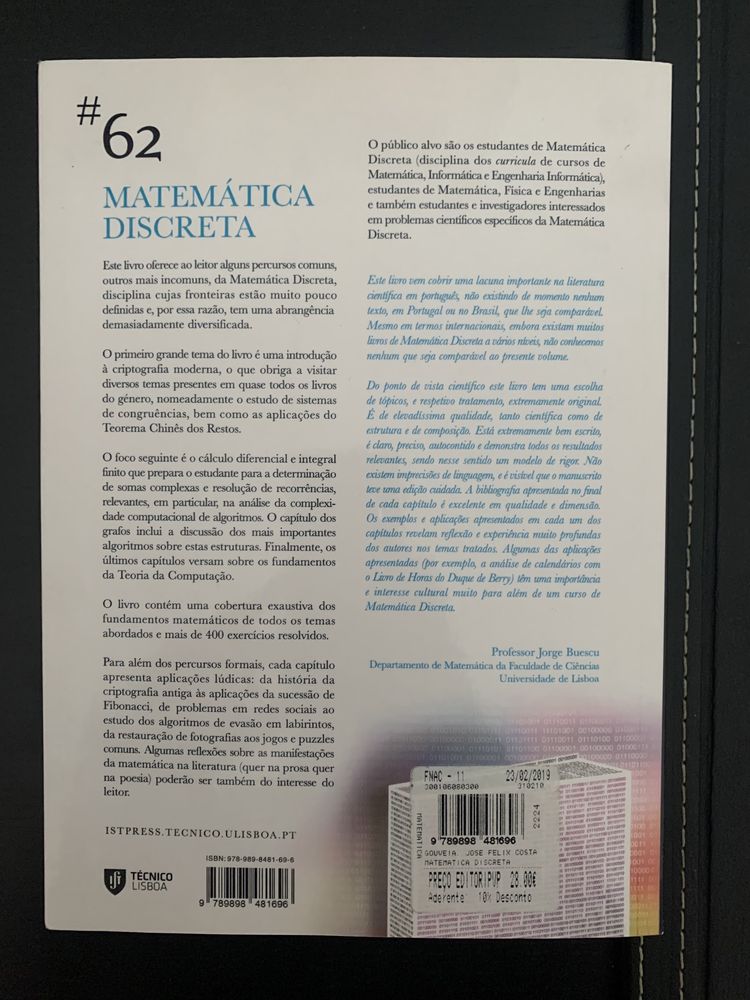 Livro Matemática Discreta - IST