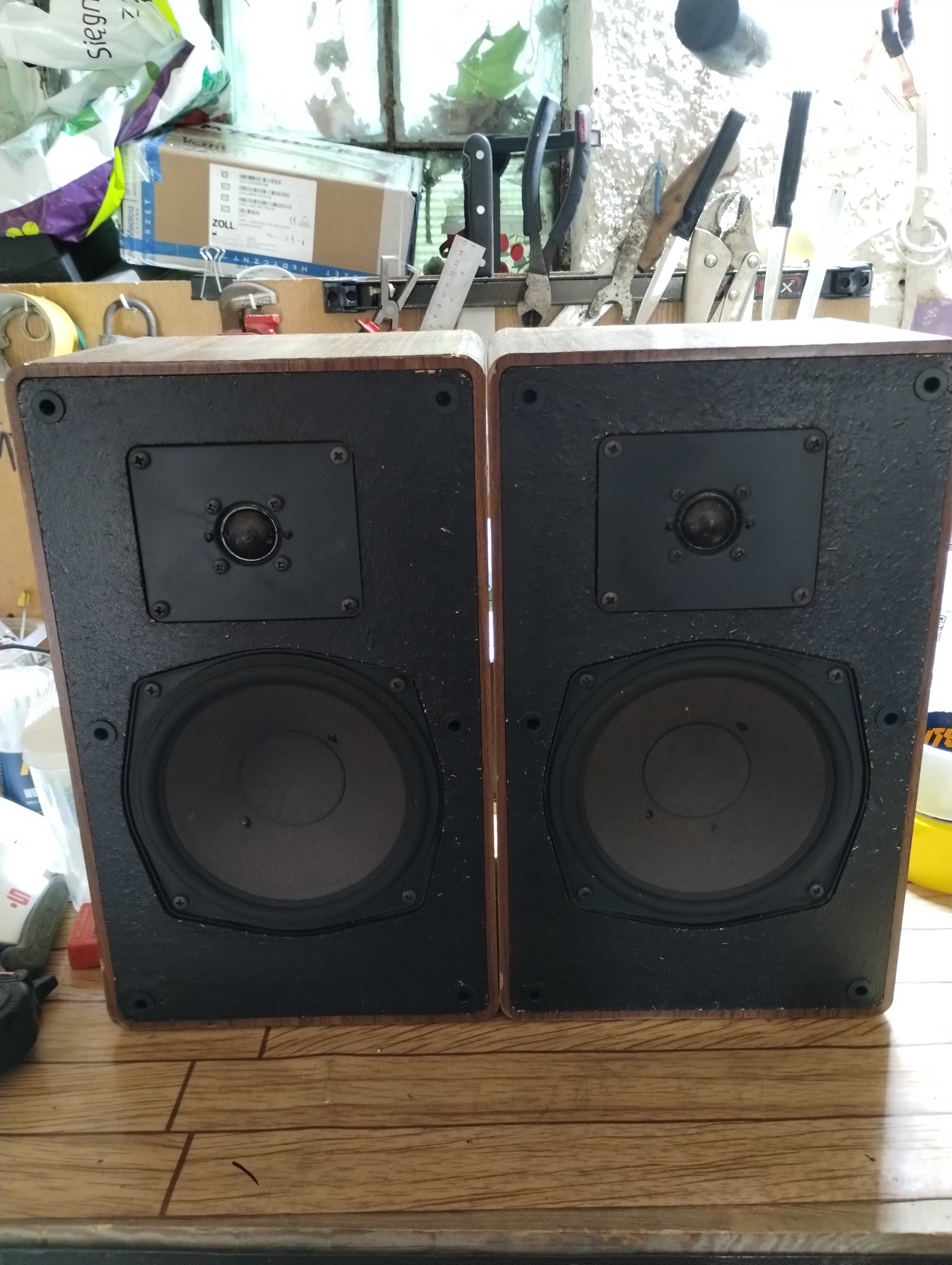 Electroacoustic LK 5001. Grundig Box 550 b. Heco Mini Slim. Kolumny.