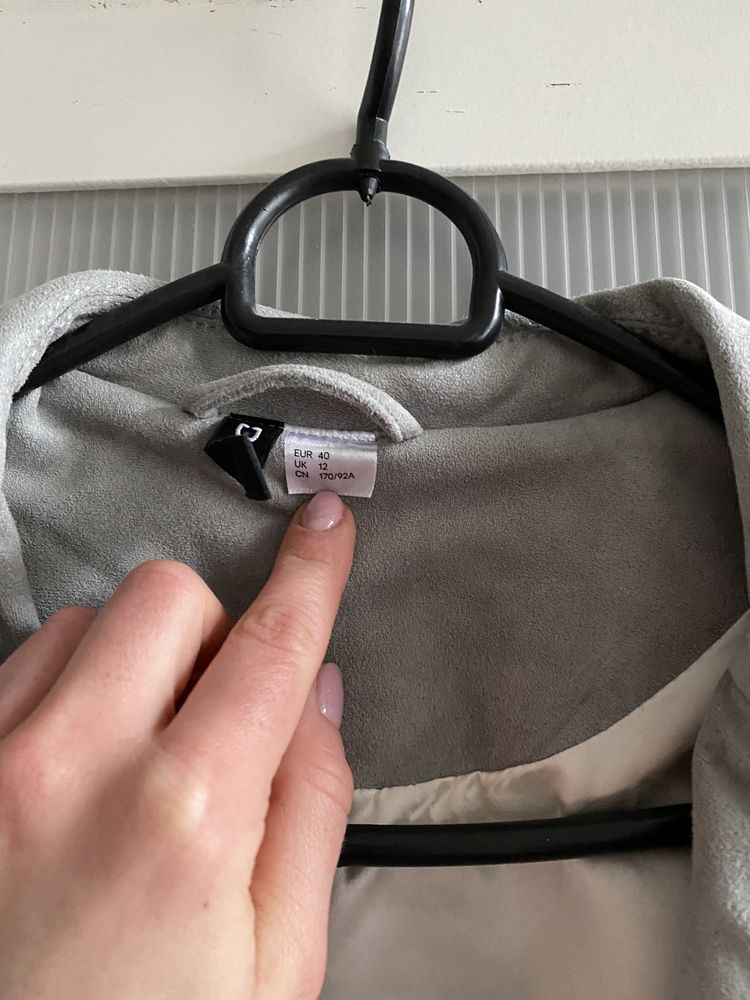 Kurtka eko zamsz H&M