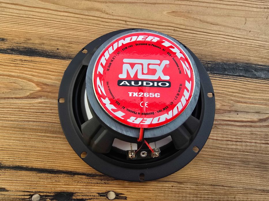 Głośniki samochodowe dwudrożne 165mm USA MTX Audio TX265C