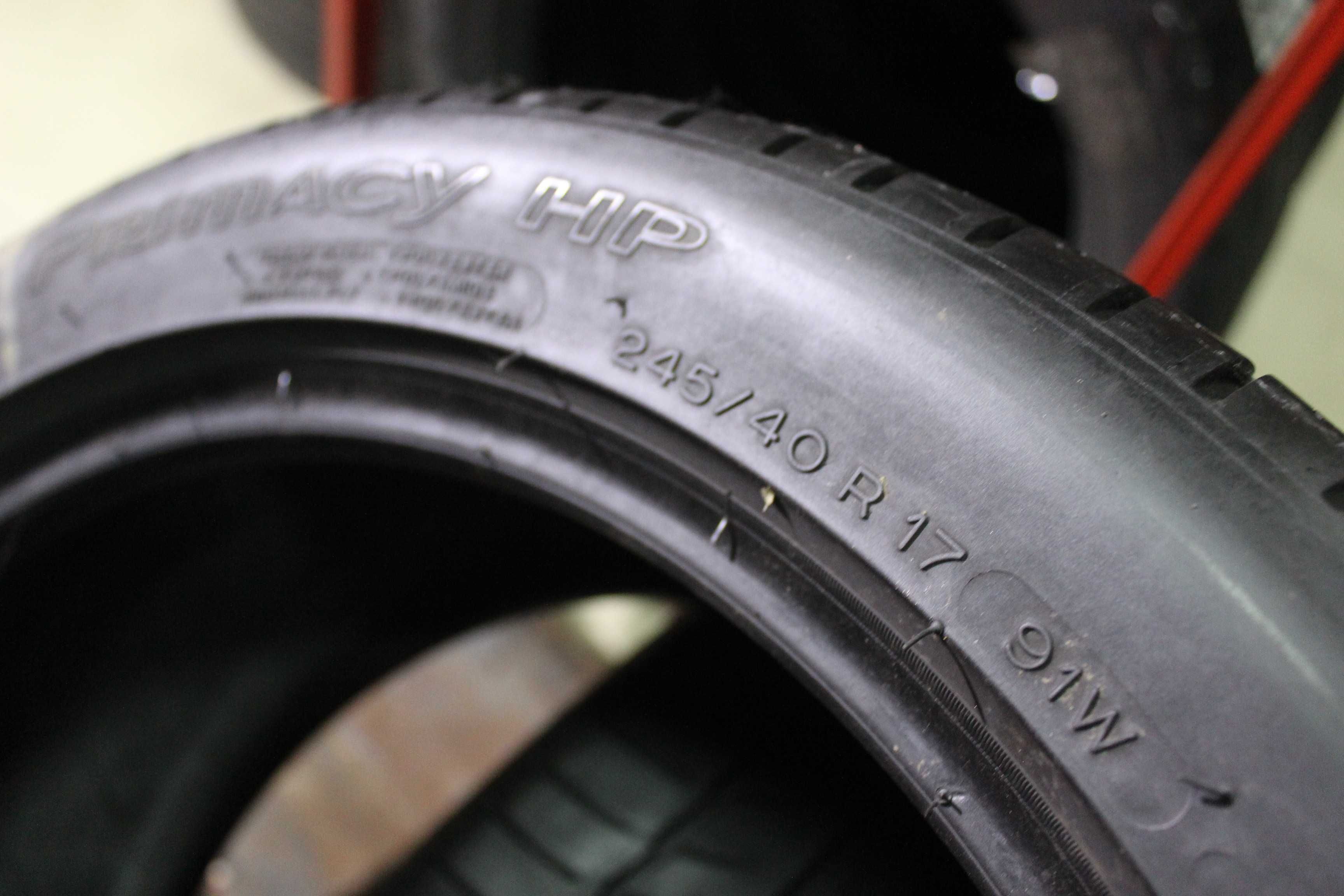 245-40-R17 MICHELIN PRIMACY HP комплект 4штуки  летней резины GERMANY