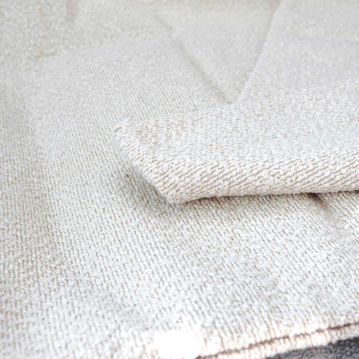 2 Mięciutkie poszewki 60x60 w kolorze kremowym